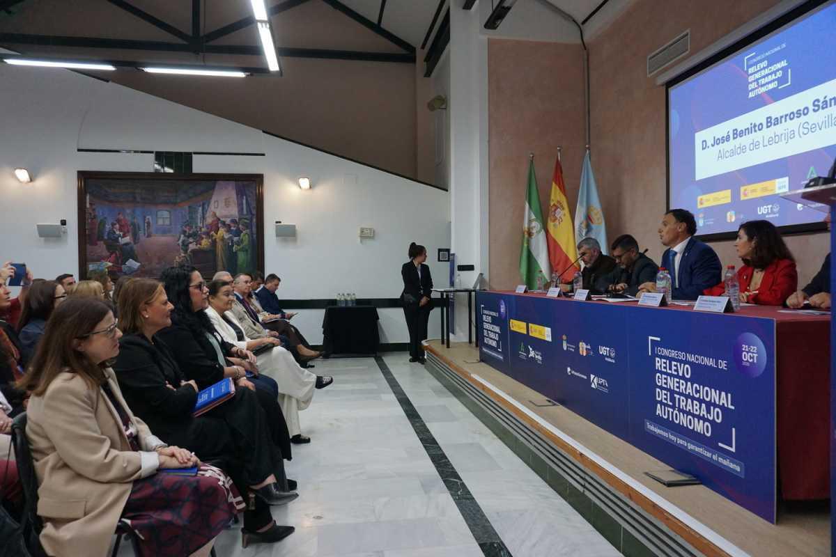 Lebrija acoge el primer Congreso Nacional sobre Relevo Generacional de Autónomos en España