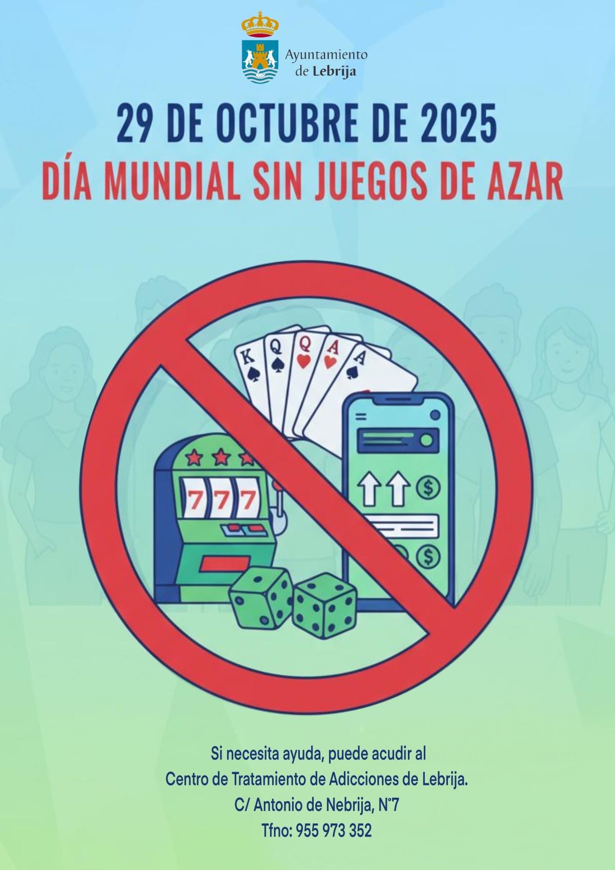 Se pone en marcha una campaña de sensibilización con motivo del Día Mundial sin juegos de azar