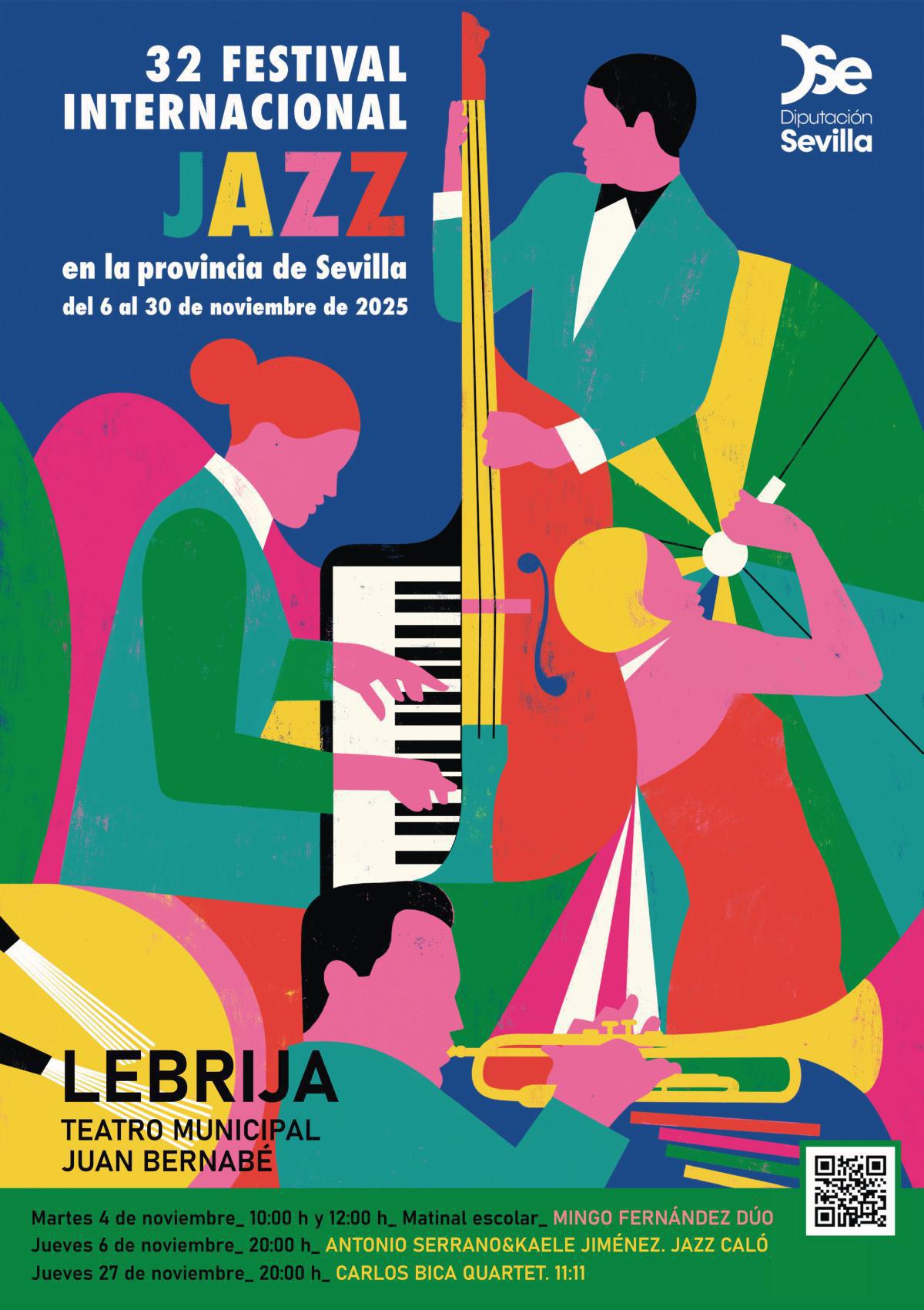 El Festival de Jazz de la provincia se celebrará en Lebrija con tres conciertos
