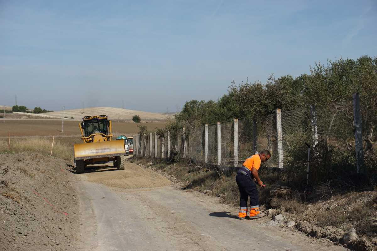 El Ayuntamiento de Lebrija inicia las obras de mejora del Camino Vejina