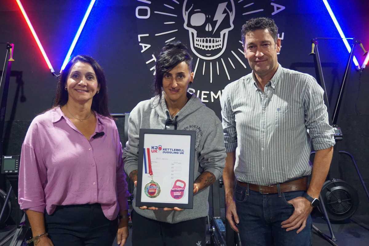 Mery Montero, campeona del mundo y récord mundial en Kettlebell Juggling 