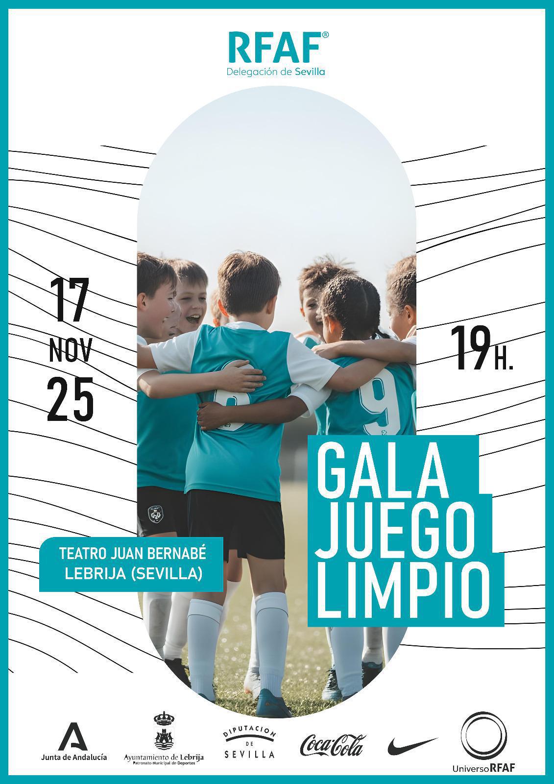 Lebrija acoge la celebración de la Gala Anual de Entrega de Premios al Juego Limpio y a la Deportividad