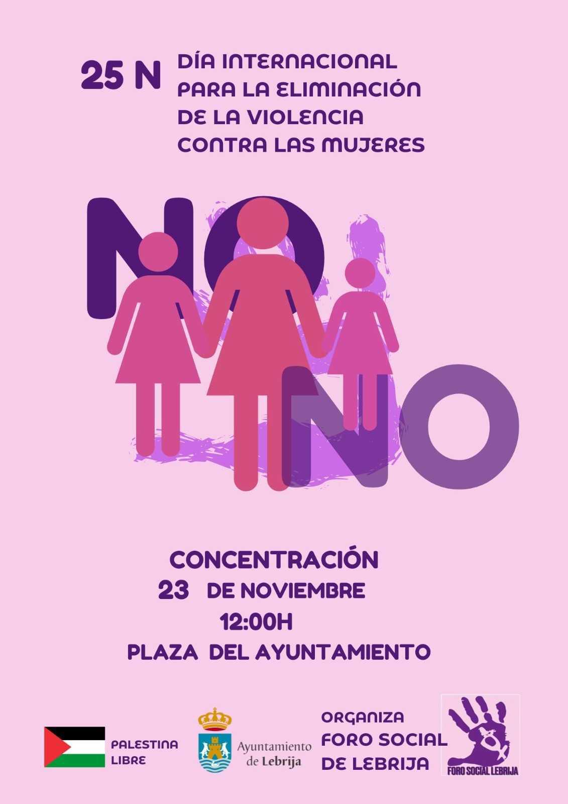El Foro Social de Lebrija conmemora el Día Internacional para la Eliminación de la Violencia contra las Mujeres