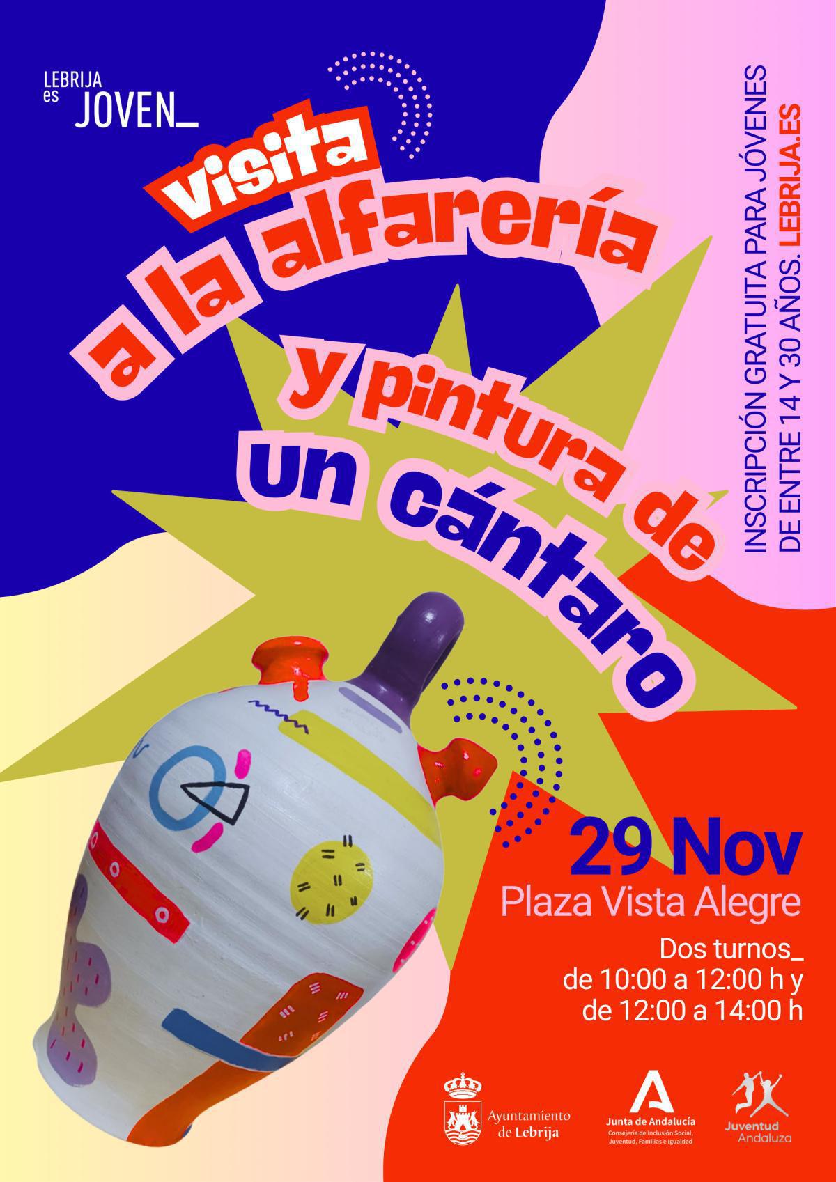  Visitar la alfarería y pintar uno de sus cántaros, la nueva propuesta del Ayuntamiento para la juventud