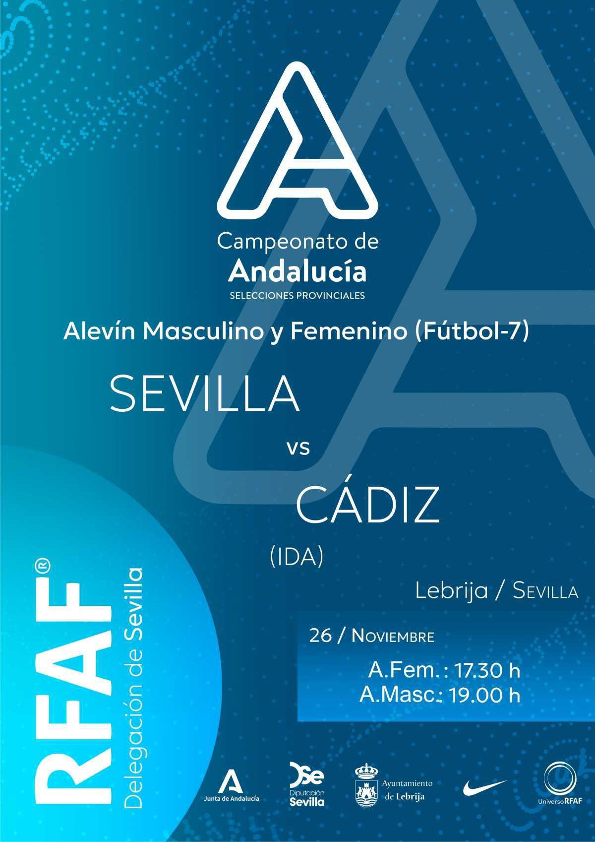 El Campeonato Autonómico de Fútbol arranca hoy en Lebrija con los partidos de ida