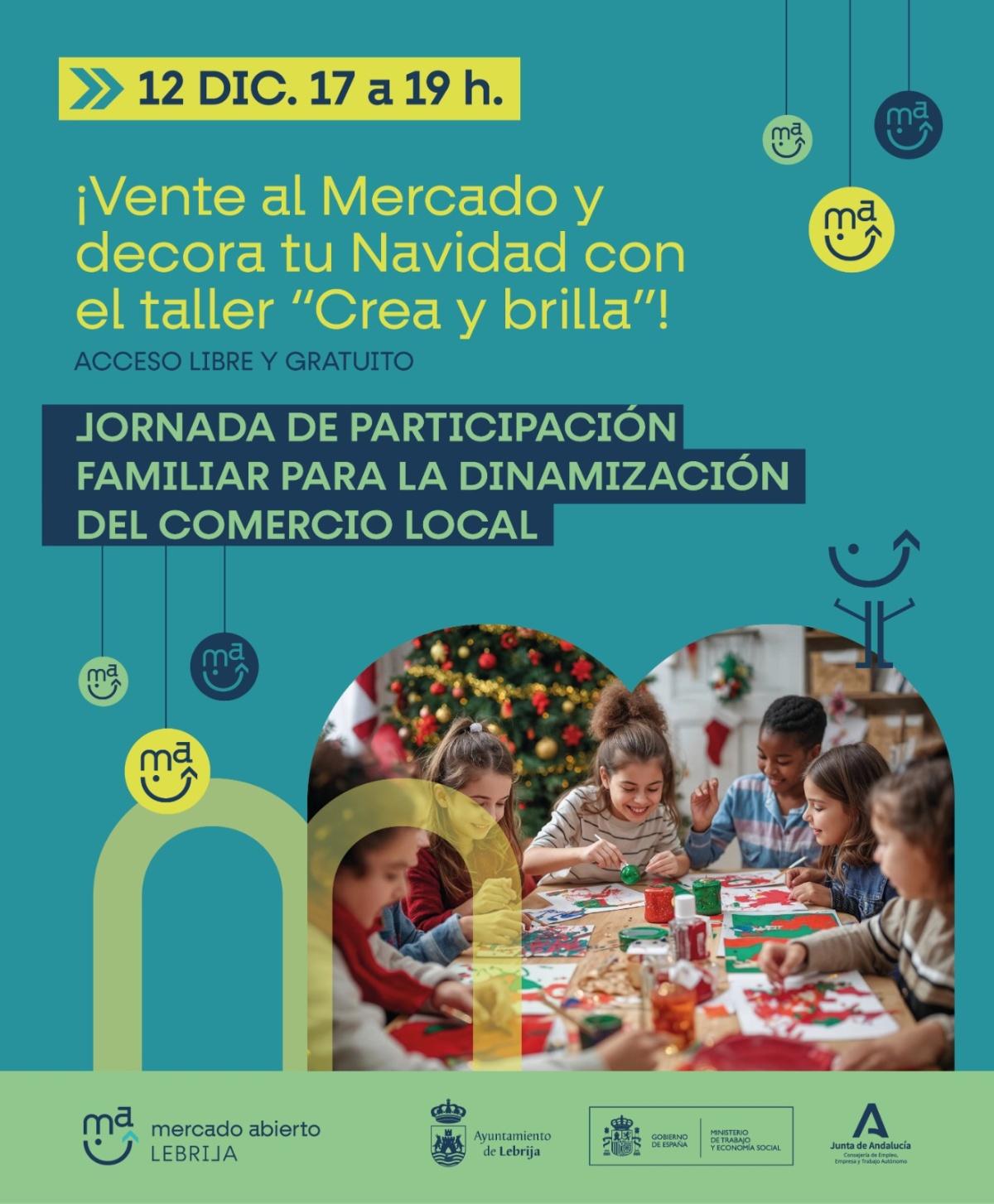 El Ayuntamiento impulsa la dinamización del comercio local con nuevas actividades familiares en el Mercado de Abastos