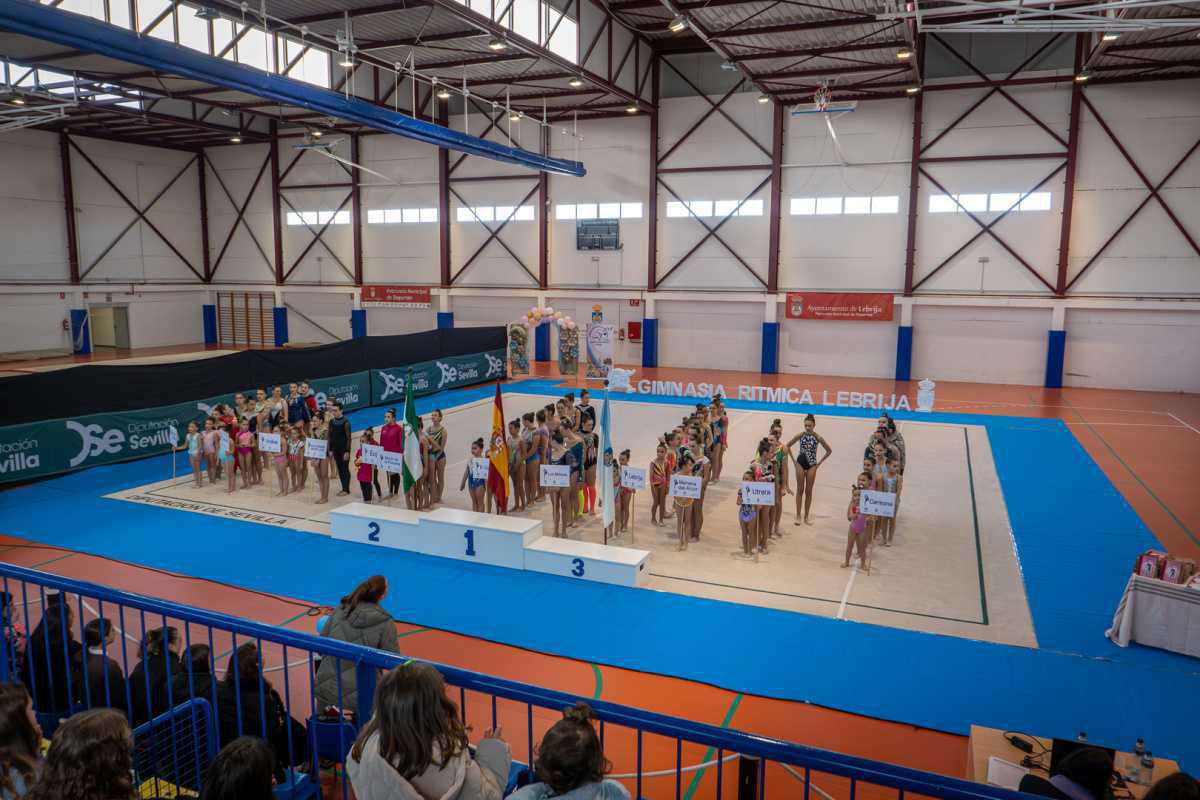 Lebrija acoge la primera jornada del Circuito Provincial de Gimnasia Rítmica