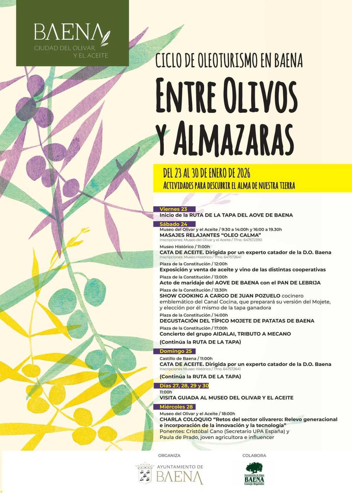 Lebrija participará en el ciclo de oleoturismo ‘Entre Olivos y Almazaras’ con la aportación de su pan tradicional