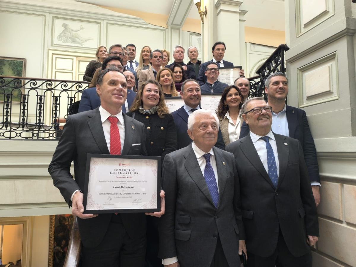 La Cámara de Comercio reconoce la trayectoria de Casa Anselmo y Casa Marchena