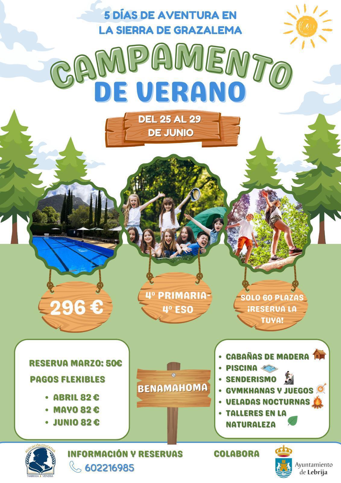 La Asociación Educativa Nabrissa Veneria organiza un campamento de verano en Benamahoma