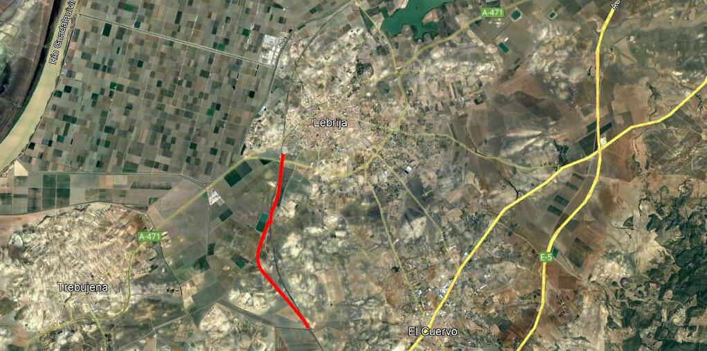 El Ayuntamiento y la Diputación de Sevilla ejecutarán la Vía Verde Sur de Lebrija