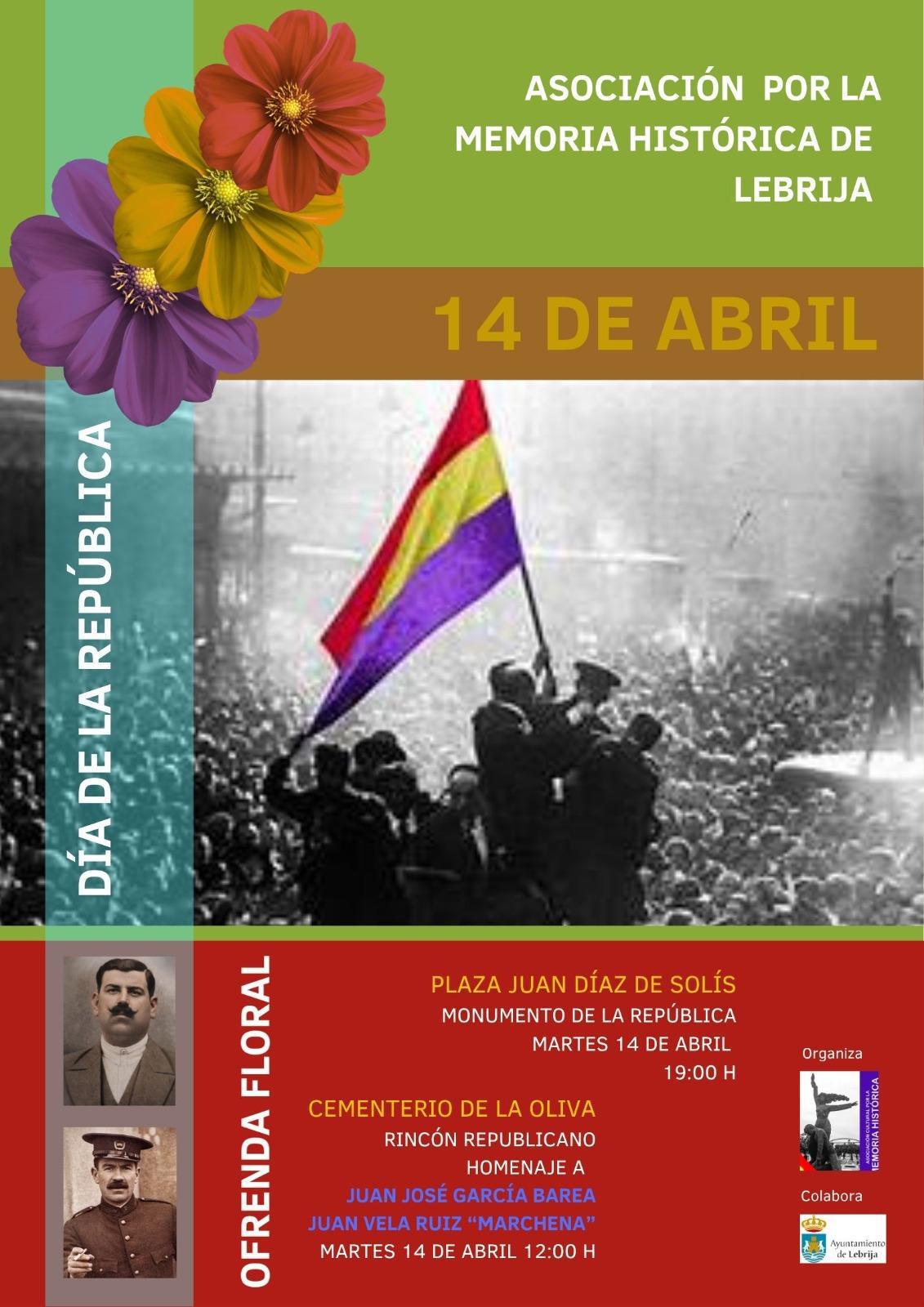 Actos conmemorativos organizados por la Asociación Cultural por la Memoria Histórica de Lebrija