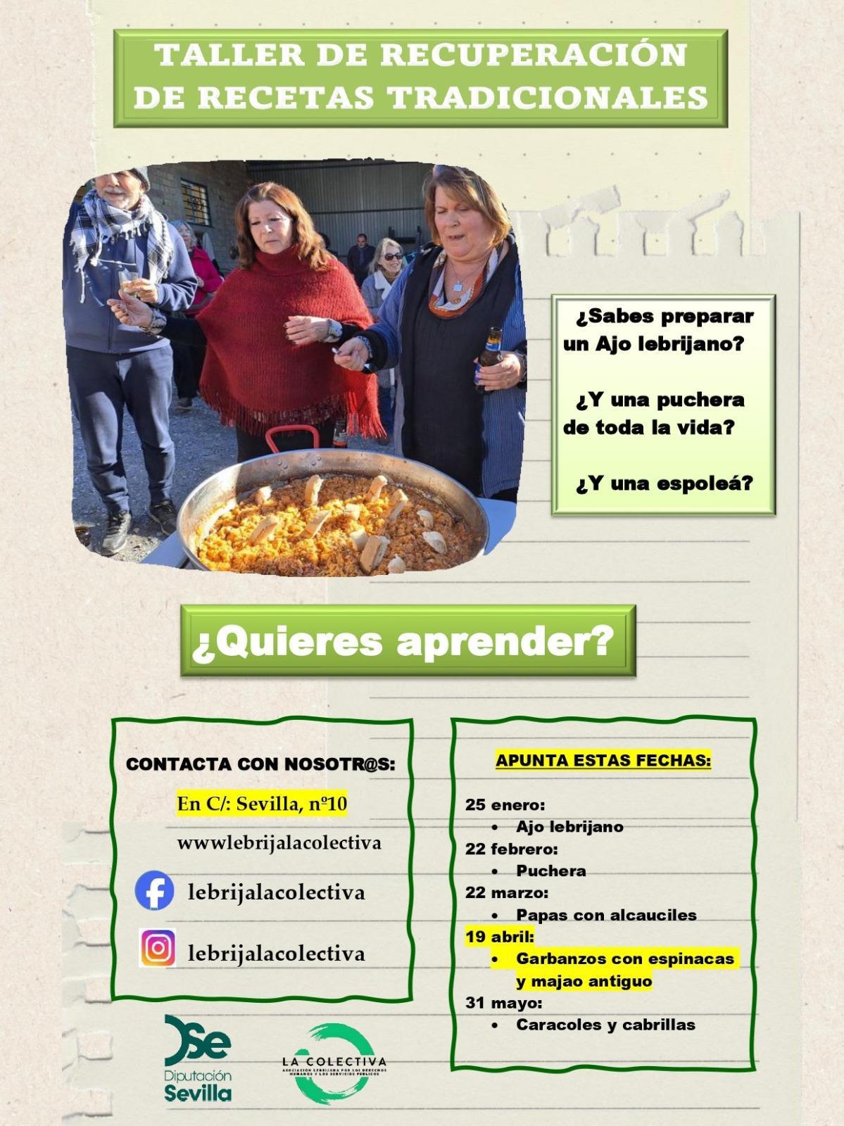 La Asociación La Colectiva continúa con el taller “Sabores con memoria”