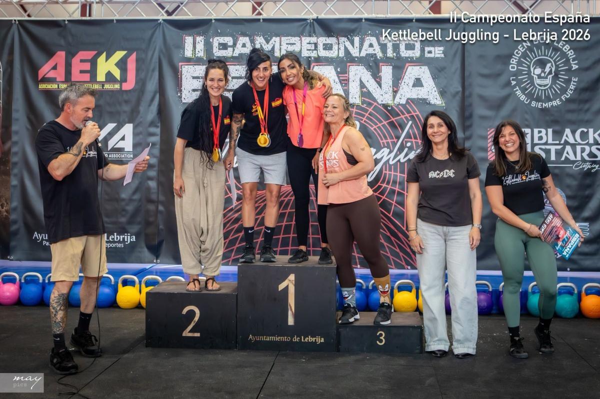 El II Campeonato de España de Kettlebell Juggling se celebra en Lebrija con participación internacional y un ambiente inmejorable