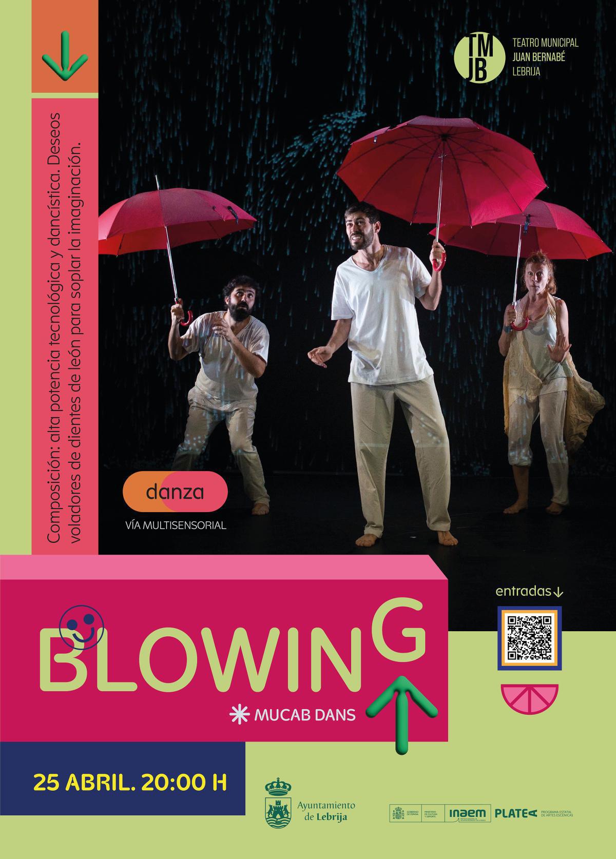 Múcab Dans nos invita a dejar volar la imaginación con Blowing, este sábado en el Juan Bernabé