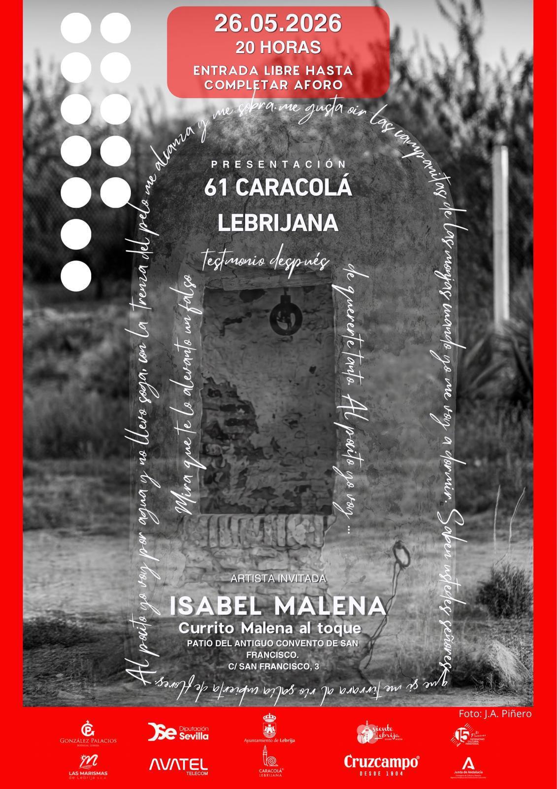 Lebrija presenta el próximo 26 de mayo la programación de la 61ª Caracolá Lebrijana