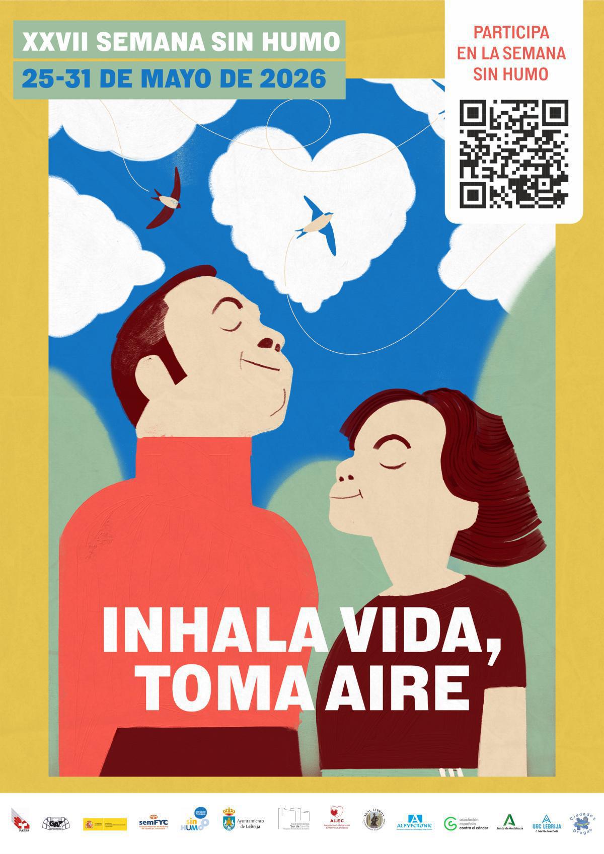 Lebrija conmemora la XXVII Semana Sin Humo con una amplia programación de actividades de prevención y sensibilización