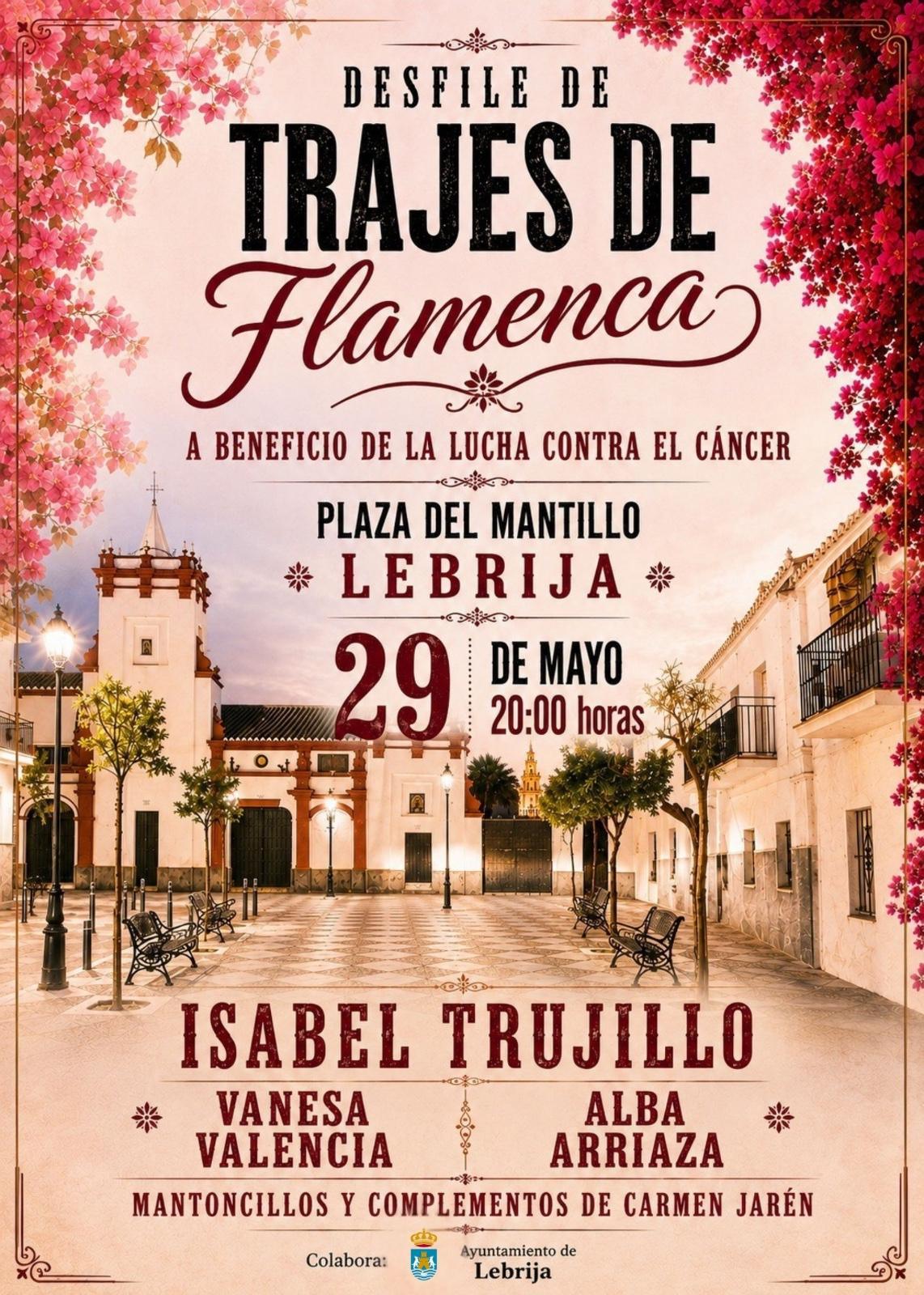 Este viernes se celebra un desfile solidario de trajes de flamenca a beneficio de la AECC