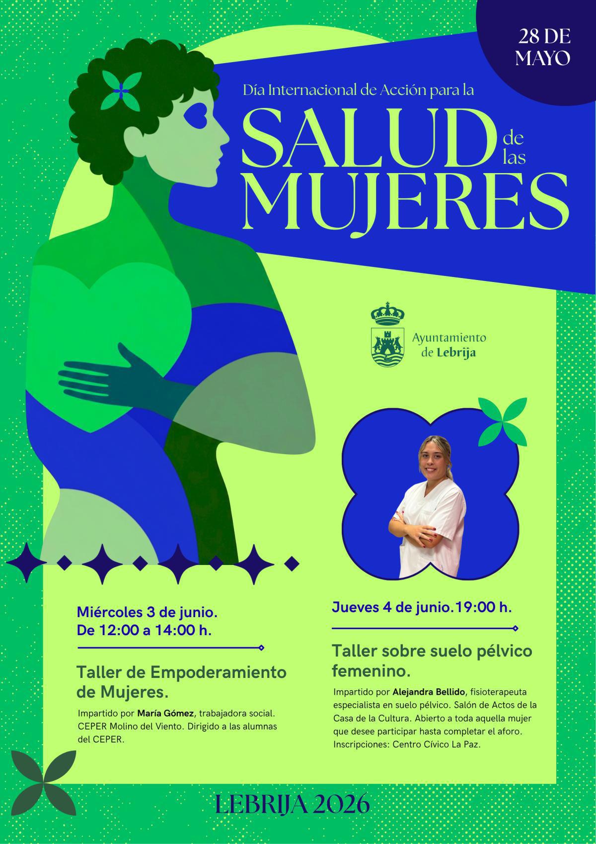  El Ayuntamiento organiza varios talleres con motivo del Día Internacional de Acción para la Salud de las Mujeres