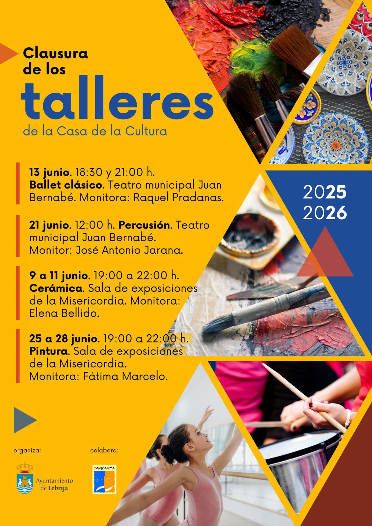 Clausura de los talleres de la Casa de la Cultura