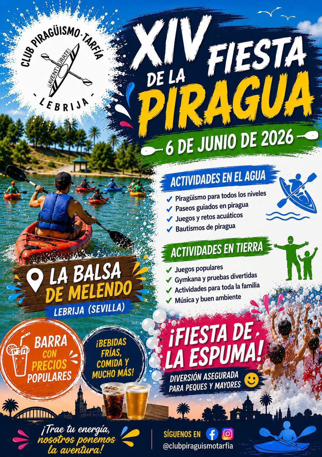 Este sábado 6 de junio se celebrará en la Balsa de Melendo una nueva edición de la Fiesta de la Piragua 2026