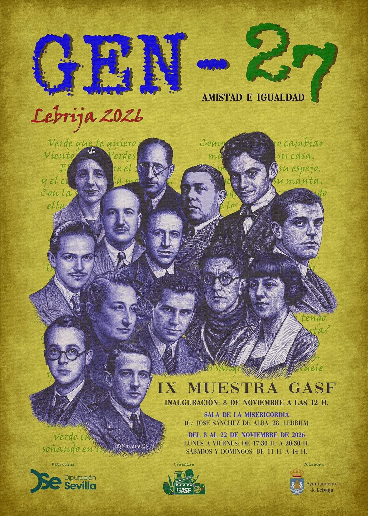  Presentada la IX Muestra GastroArte “Gen-27. Igualdad y Amistad”, dedicada al centenario de la Generación del 27 