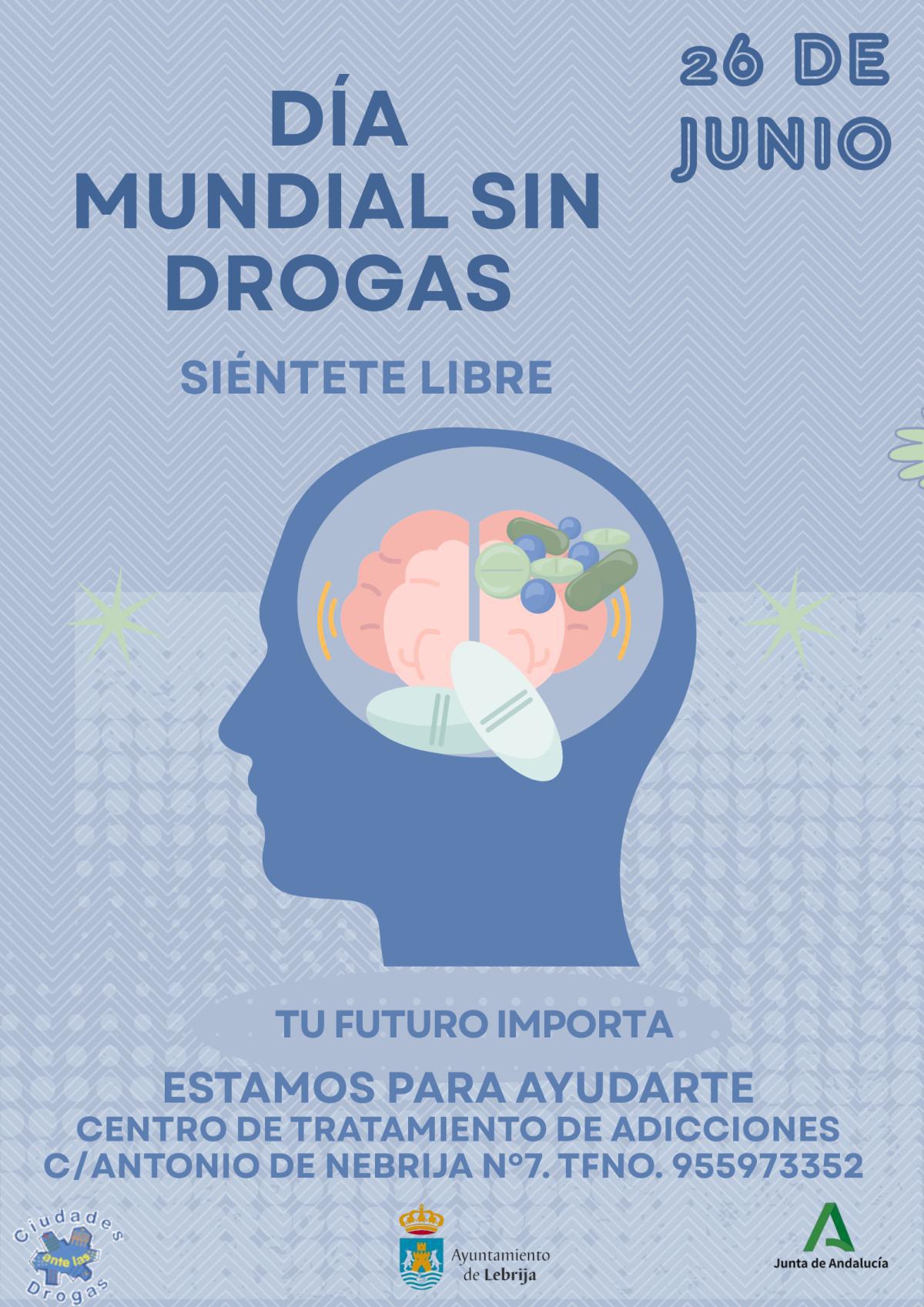 Lebrija conmemora el Día Mundial Sin Drogas con una campaña de sensibilización