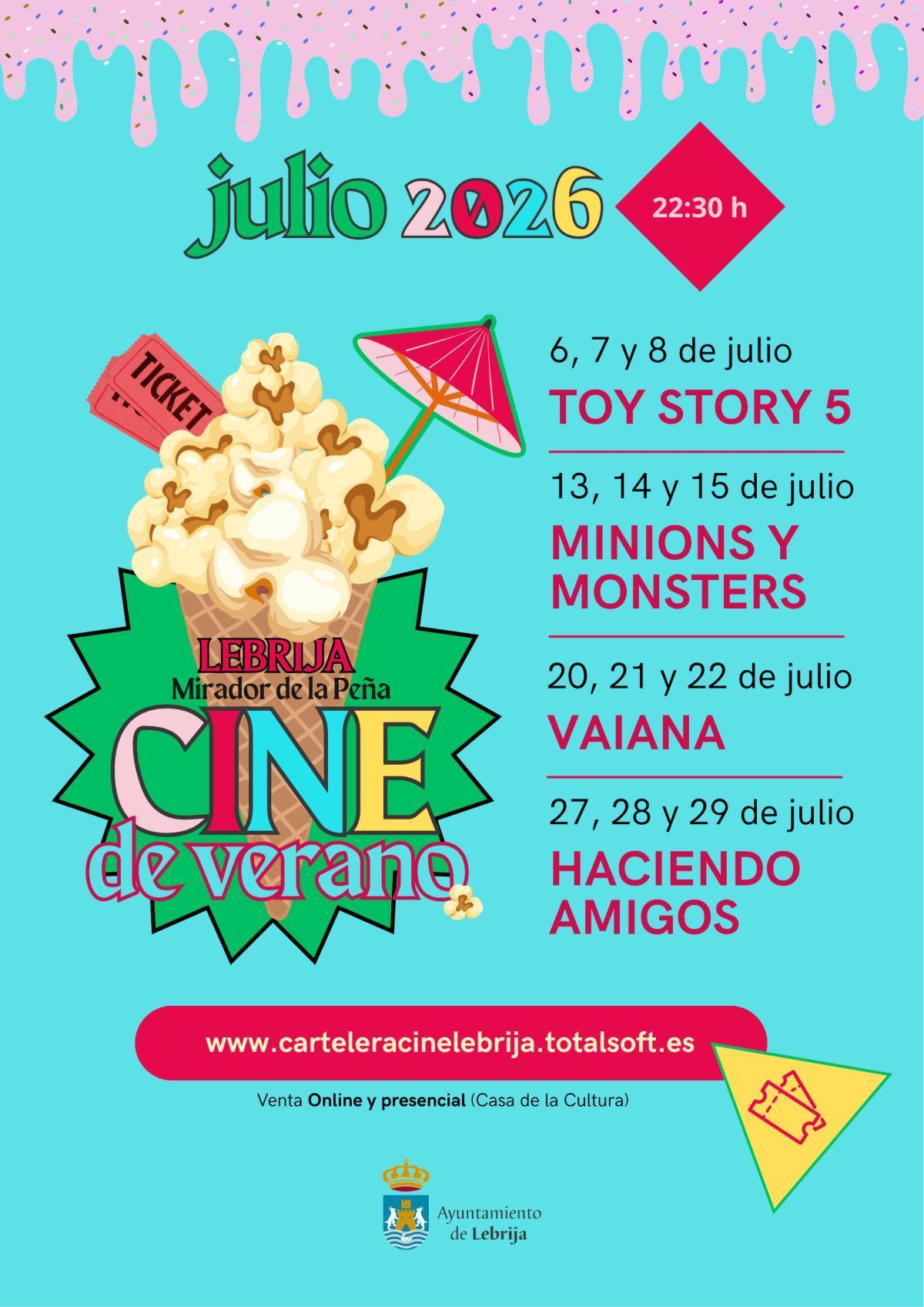 El Mirador de la Peña vuelve a convertirse en el gran cine al aire libre del verano