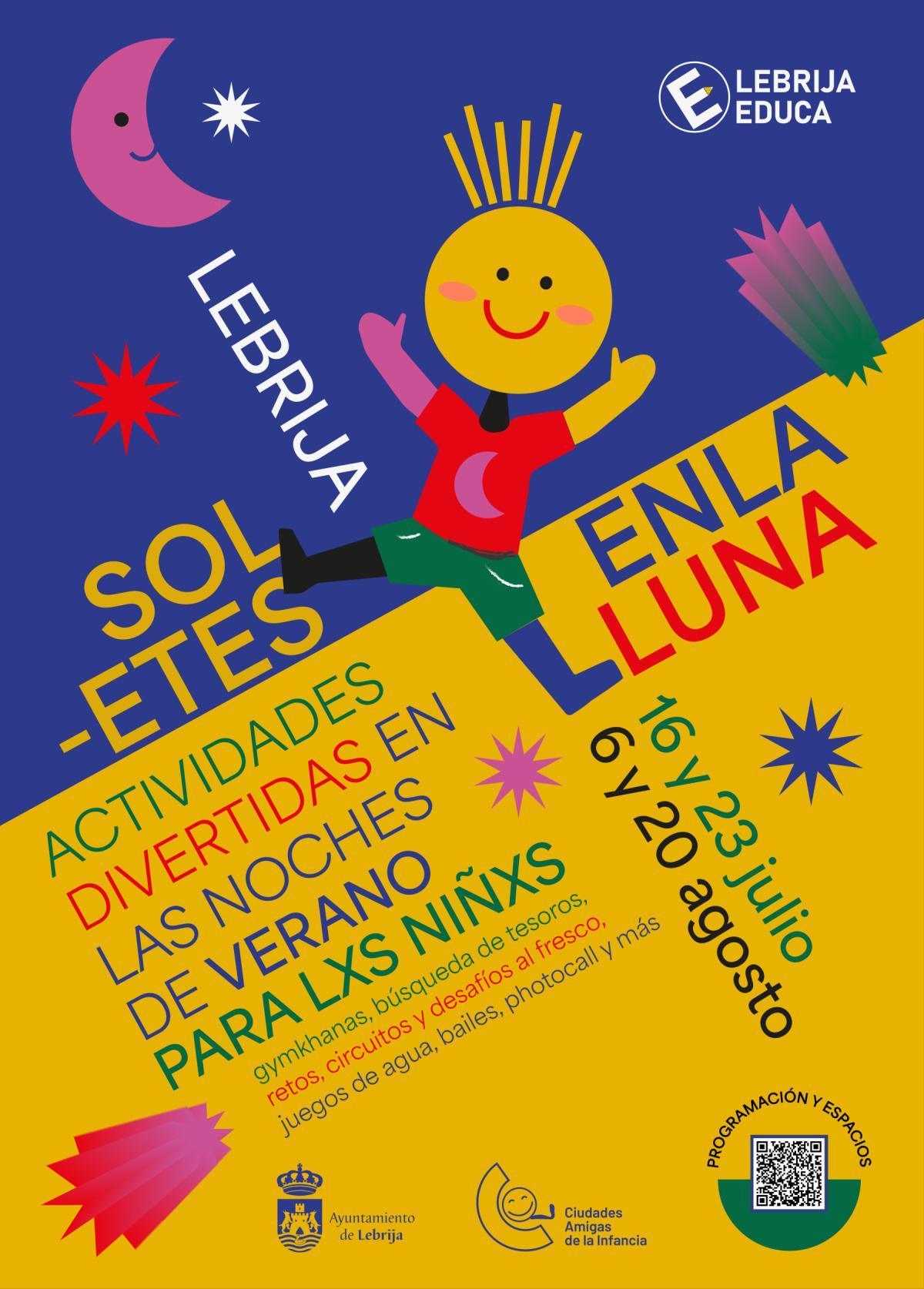  El Ayuntamiento pone en marcha "Soletes en la Luna", un programa itinerante de ocio educativo para disfrutar del verano en los barrios