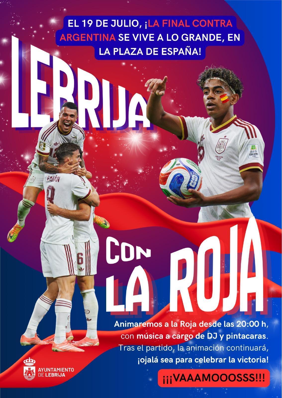 Nueva cita con La Roja: este domingo la final se comparte en Plaza de España