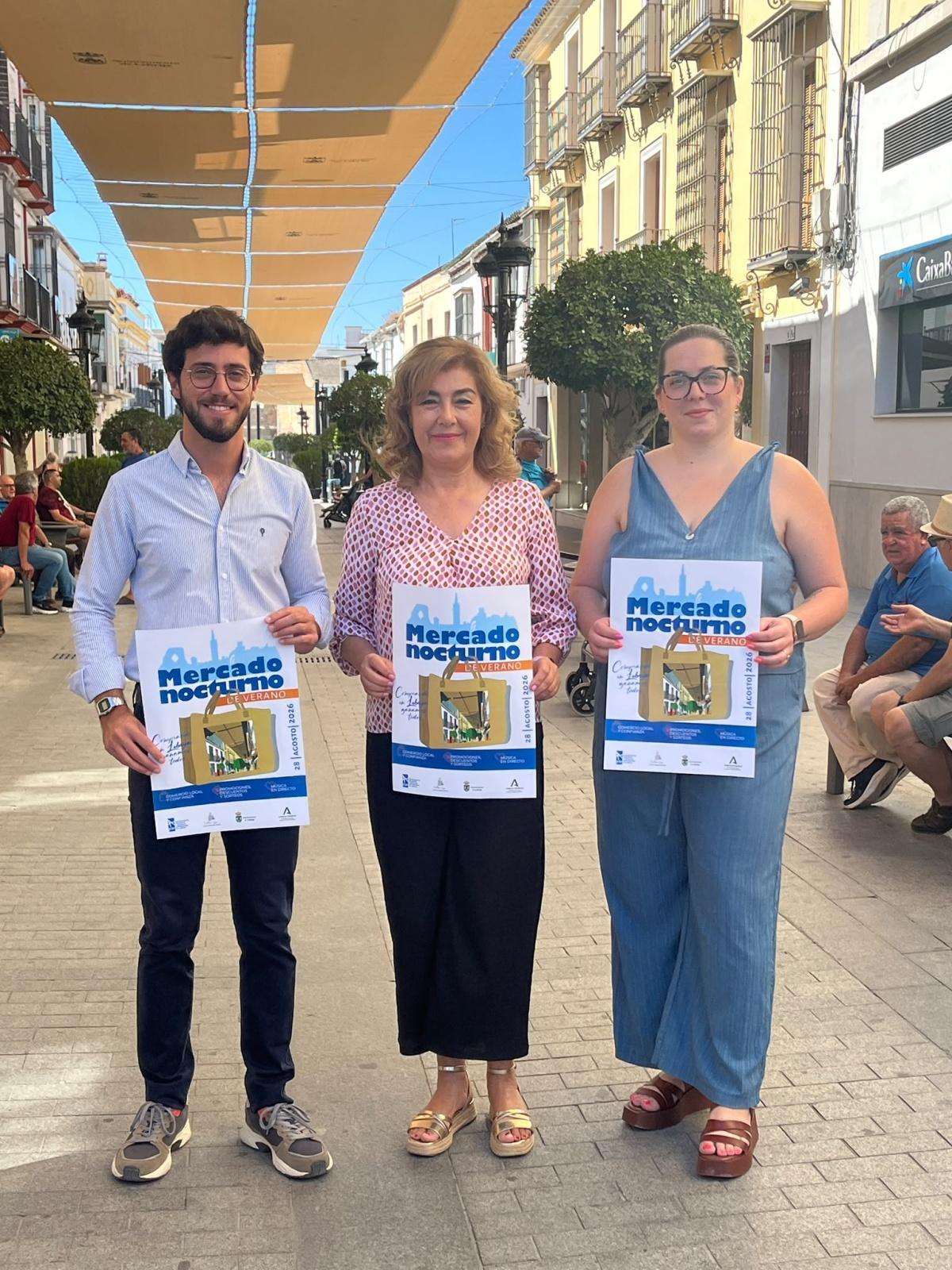 El Mercado Nocturno de Verano volverá a llenar de actividad comercial la calle Arcos el próximo 28 de agosto