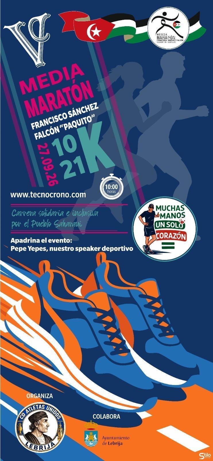 Lebrija se prepara para celebrar este domingo la V Media Maratón Francisco Sánchez Falcón “Paquito”