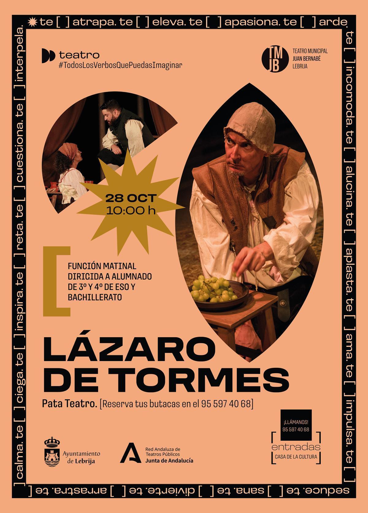 Centros Educativos: últimos días para reservar butacas y acudir al Teatro en horario lectivo