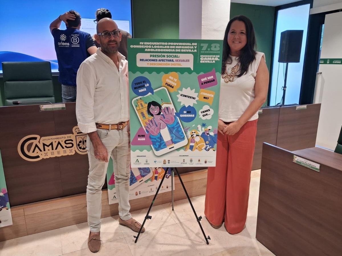 Lebrija participa en la presentación del cartel del IV Encuentro Provincial de Consejos Locales de Infancia y Adolescencia