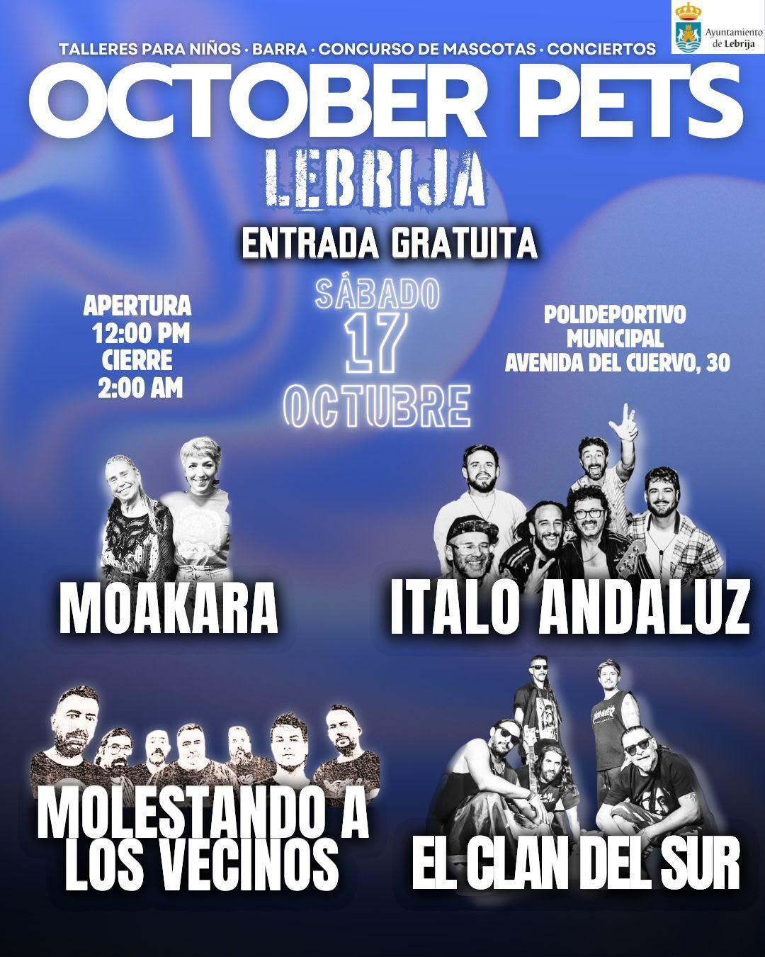 Este sábado 17 de octubre se celebra una nueva edición del October Pets 