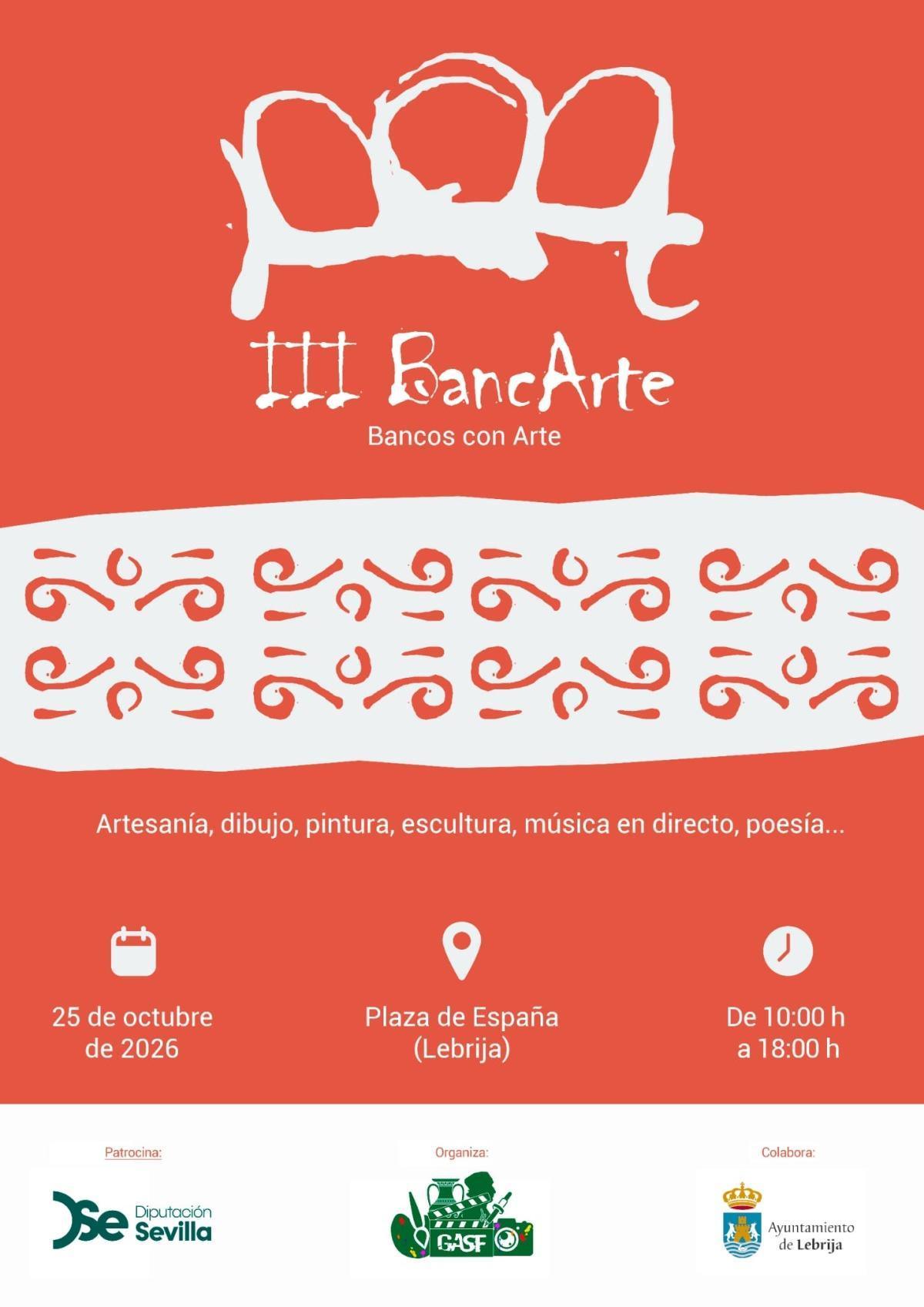 El arte y la artesanía toman este domingo la Plaza de España de Lebrija con una nueva edición de BancArte