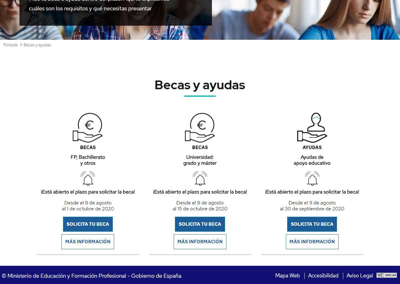 Abierto el plazo de solicitud para becas y ayudas al estudio para el ...