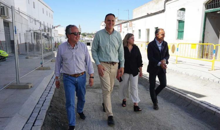 Las obras de la calle San Francisco encaran su recta final tras un año de ejecución