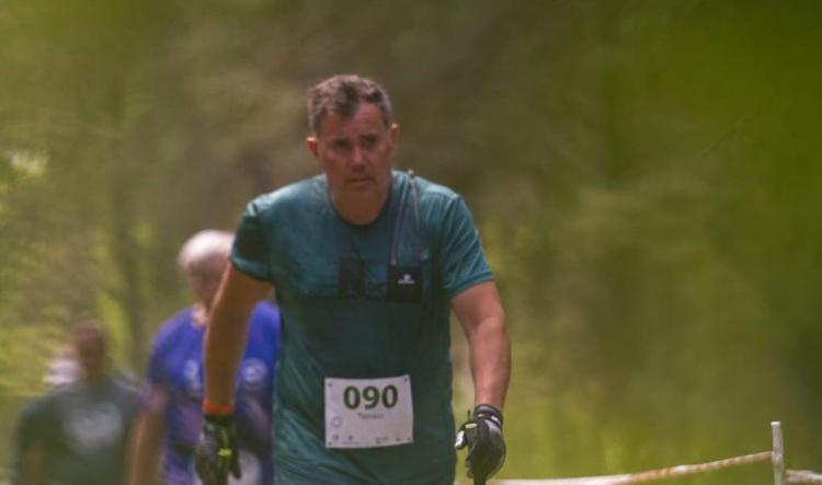 Podio lebrijano en el campeonato del mundo de ultra distancia de marcha nórdica