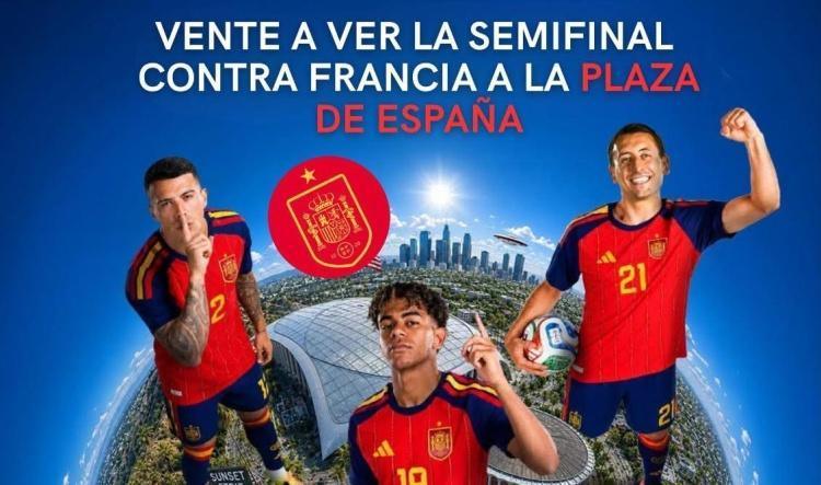 Lebrija, con La Roja: pantalla gigante para seguir la semifinal del Mundial 2026