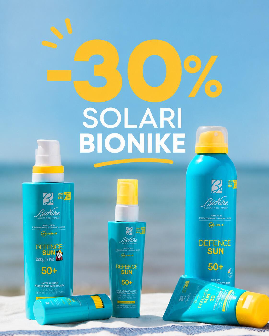 -30% solari Bionike ☀️