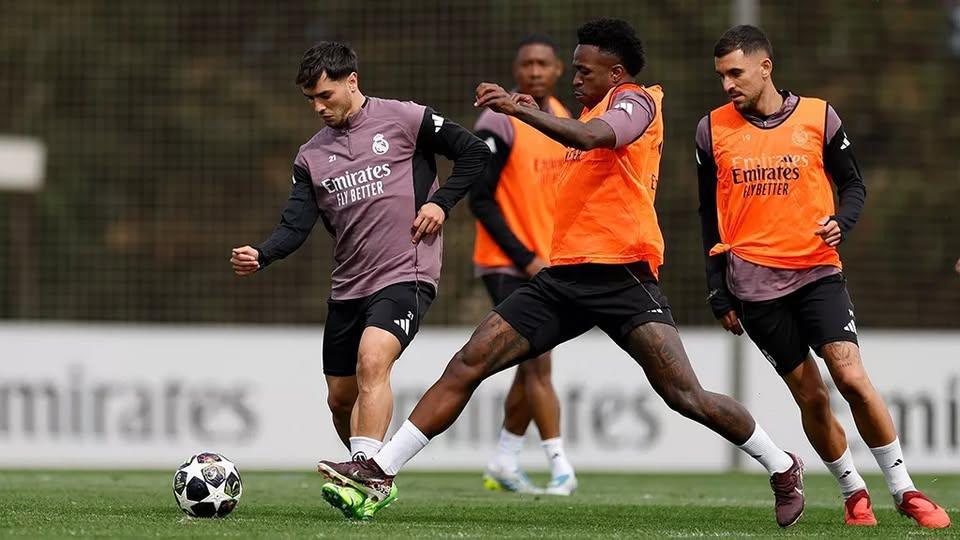 El Real Madrid prepara el partido contra el Bayern