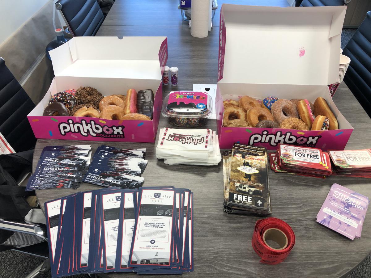DRIVER EVENT HAPPENING NOW!!! Learn how you can earn a $150 KICKBACK!! Plus FREE chance at $50 raffle, Pinkbox doughnuts & coffee at All Star Cars Exotic & Lux rentals Tues., June 29, 11am-3pm, just west of the Strip at 4000 W. Ali Baba. 
