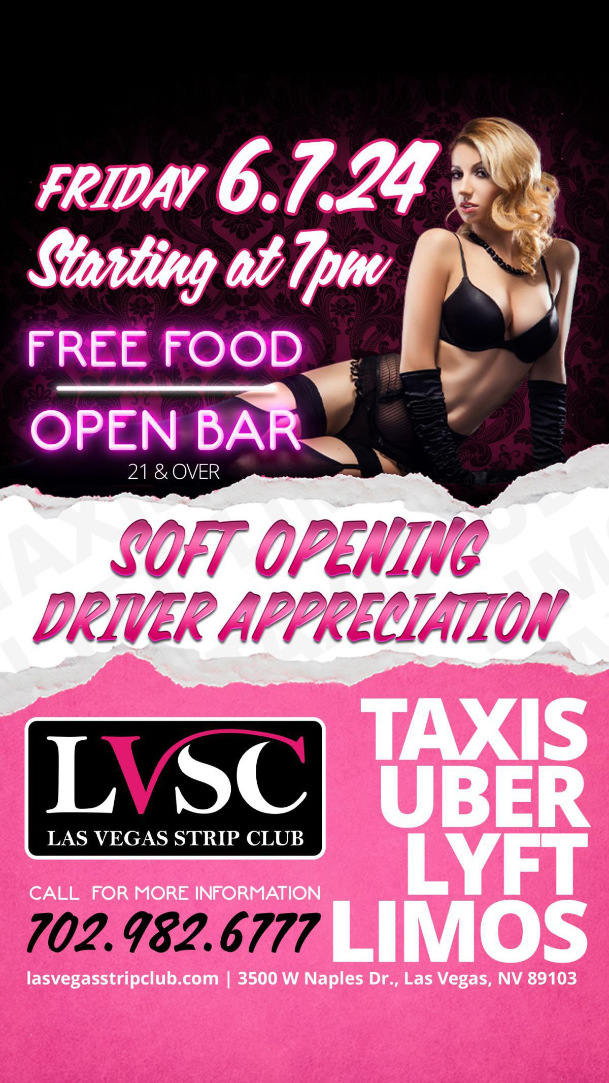 Introducing the newest strip club in Vegas, formerly known as Sophia's! Now under new ownership and management, LVSC is offering drivers $105 per male customer. We look forward to partnering with Las Vegas drivers!