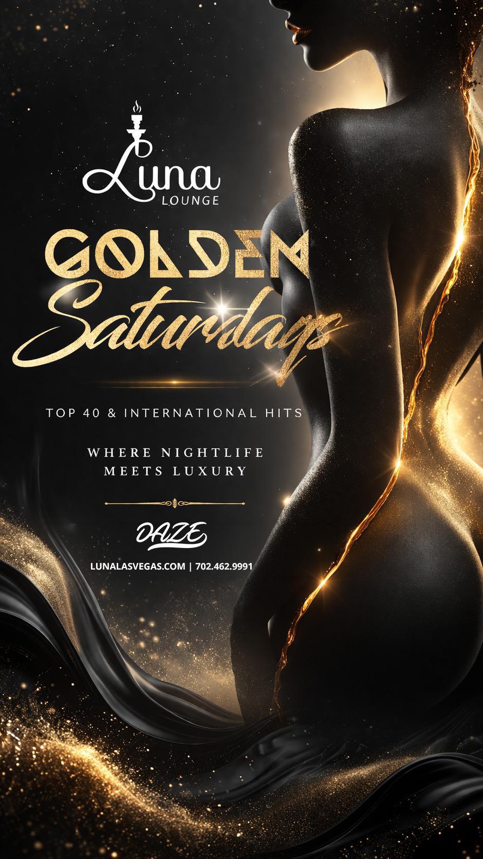 Luna Lounge – Tonight 🌙 Monday Ticket & Prize Giveaway is going down tonight at Luna! Bottle giveaways, Topgolf gift cards, and locals get half off. Drivers — earn $10 per guest (rideshare, taxi, limo). Reservations recommended: lunalasvega