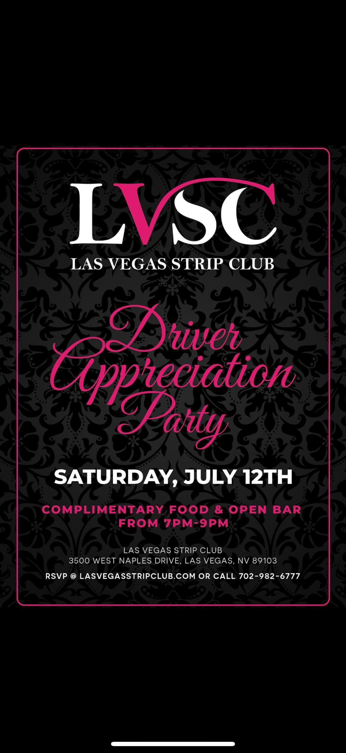LVSC is throwing a big driver appreciation party this Saturday for our 1-year anniversary — free food and open bar for drivers from 7 to 9, then stick around and bring your crew for more from 9 to 11. Don’t miss it.