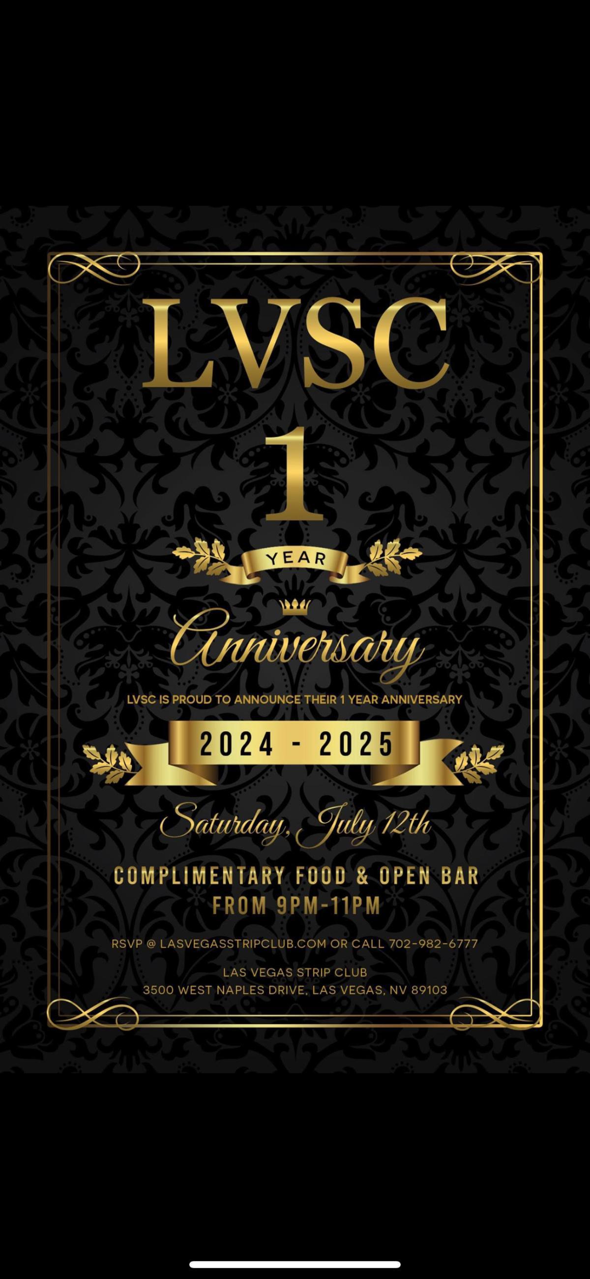 LVSC is throwing a big driver appreciation party this Saturday for our 1-year anniversary — free food and open bar for drivers from 7 to 9, then stick around and bring your crew for more from 9 to 11. Don’t miss it.