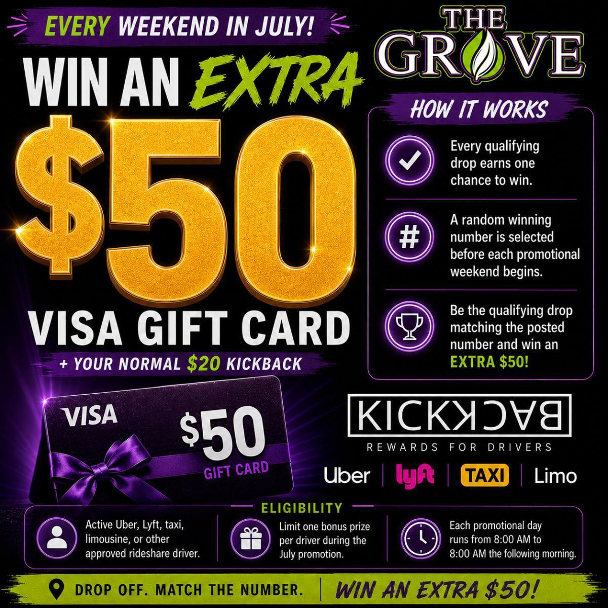 💸 July Weekend Giveaway! Another chance at an EXTRA $50!