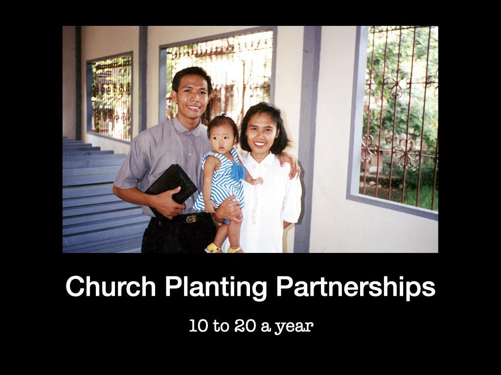 35 Years in Planting Churches