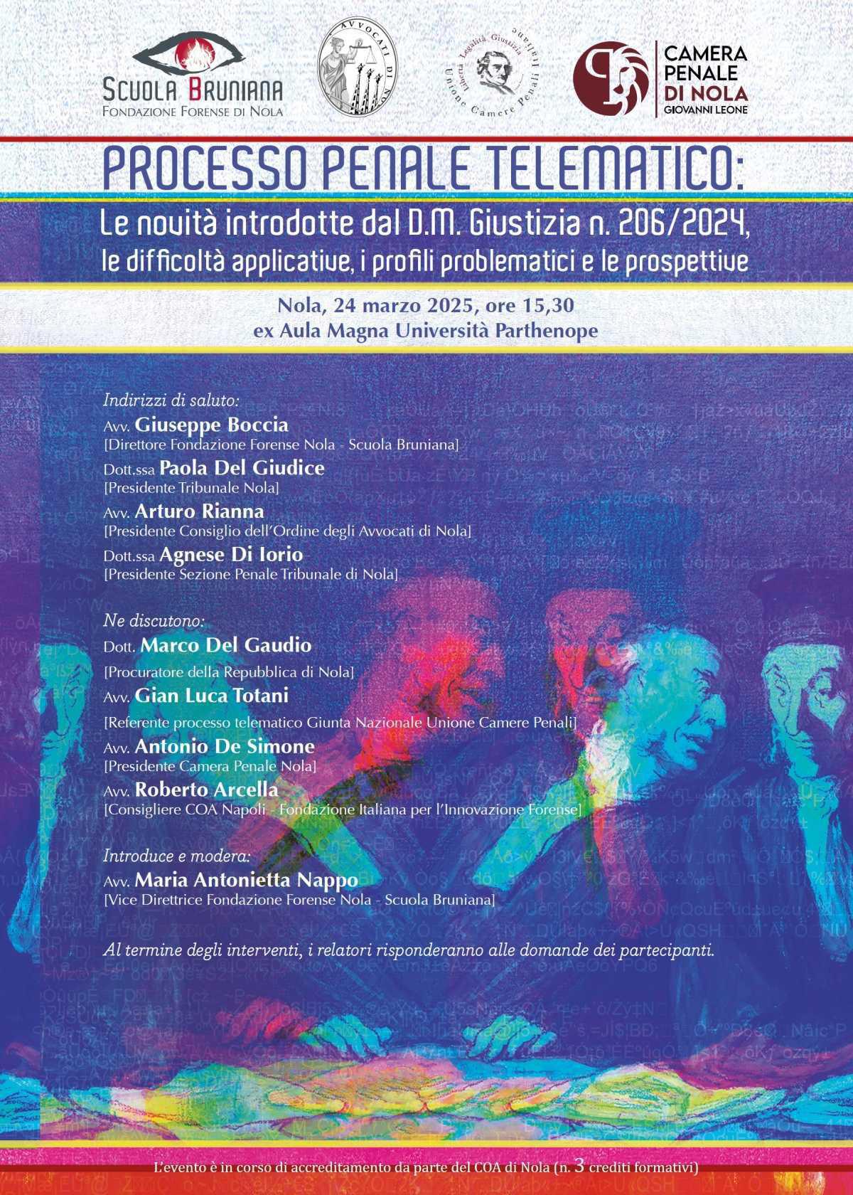 Formazione continua, evento a Nola, lunedì 24 marzo 2025, ore 15.30, presso Aula Magna Università Parthenope
